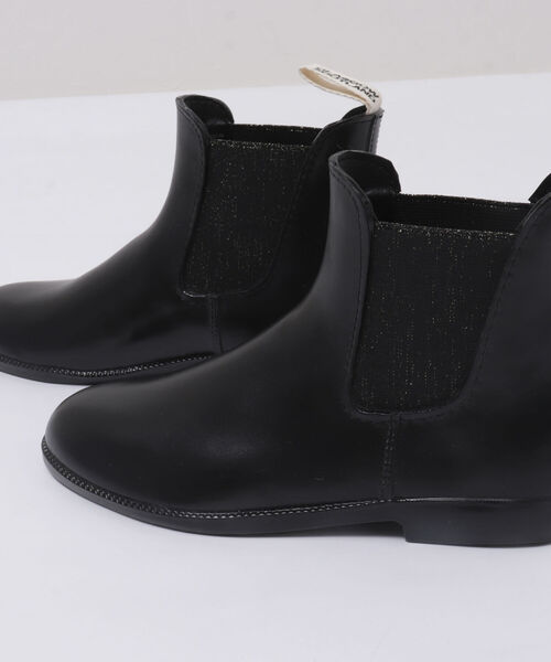 Traditional Weatherwear(トラディショナルウェザーウェア)の「【TRADITIONAL WEATHERWEAR/トラディショナル ウェザーウェア】 SIDE GORE RAIN BOOTS(GLITTER)(ブーツ・レディース・ブラック・38/36/37)」の7枚目の写真