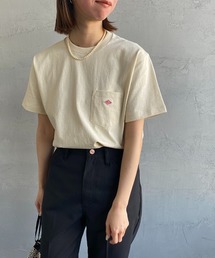 DANTON | [DANTON/ダントン] ワンポイントロゴ クルーネックポケットTシャツ(Tシャツ/カットソー)