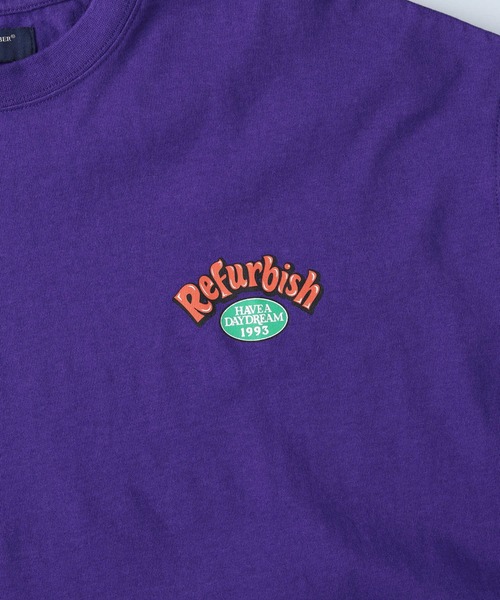 BACK NUMBER（バックナンバー）の「【BACK NUMBER】リファービッシュＴシャツ（Tシャツ/カットソー・メンズ・ライトグレー/パープル/グリーン/ホワイト/ブラック/レッド・L/XL/S/M）」の16枚目の写真