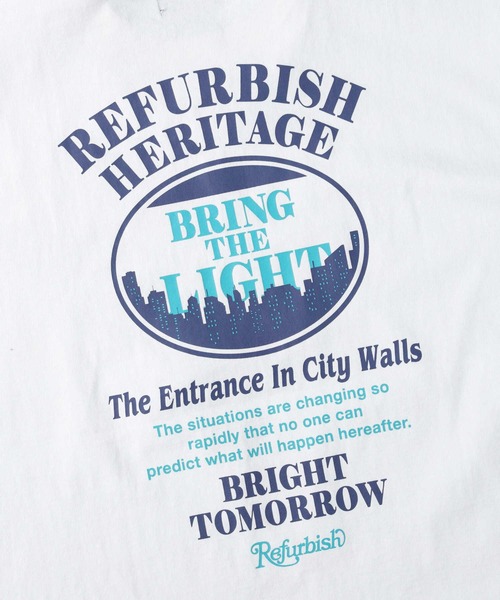 BACK NUMBER（バックナンバー）の「【BACK NUMBER】リファービッシュＴシャツ（Tシャツ/カットソー・メンズ・ライトグレー/パープル/グリーン/ホワイト/ブラック/レッド・L/XL/S/M）」の19枚目の写真