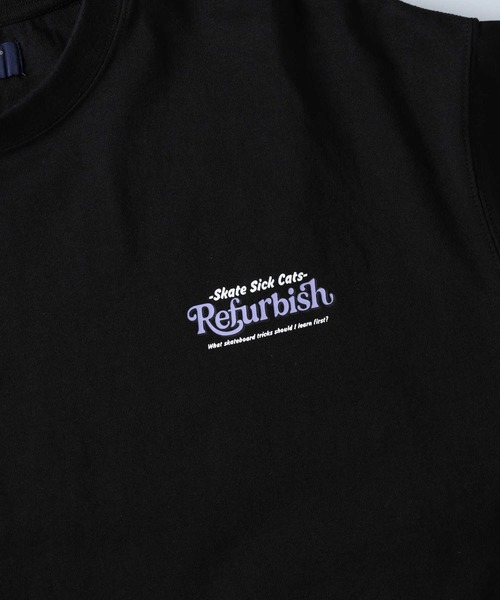 BACK NUMBER（バックナンバー）の「【BACK NUMBER】リファービッシュＴシャツ（Tシャツ/カットソー・メンズ・ライトグレー/パープル/グリーン/ホワイト/ブラック/レッド・L/XL/S/M）」の21枚目の写真