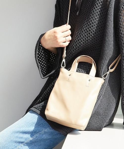 CIAOPANIC TYPY（チャオパニックティピー）の「■ステッチ2wayバッグ（ショルダーバッグ・レディース・ブラック/シルバー/グレー系その他・ONE SIZE）」の3枚目の写真