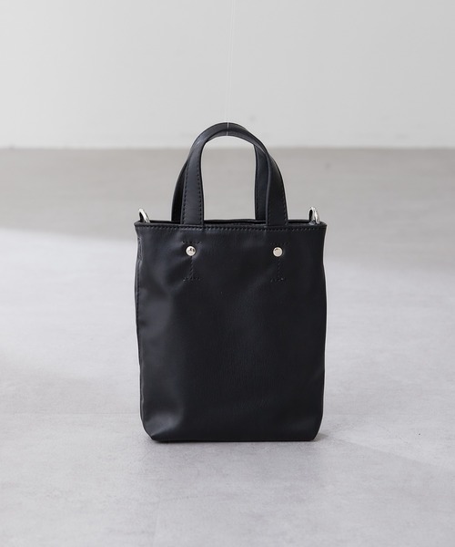 CIAOPANIC TYPY（チャオパニックティピー）の「■ステッチ2wayバッグ（ショルダーバッグ・レディース・ブラック/シルバー/グレー系その他・ONE SIZE）」の14枚目の写真