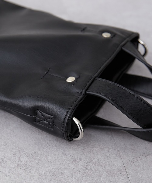 CIAOPANIC TYPY（チャオパニックティピー）の「■ステッチ2wayバッグ（ショルダーバッグ・レディース・ブラック/シルバー/グレー系その他・ONE SIZE）」の13枚目の写真