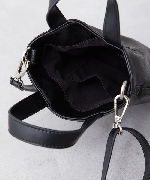 CIAOPANIC TYPY（チャオパニックティピー）の「■ステッチ2wayバッグ（ショルダーバッグ・レディース・ブラック/シルバー/グレー系その他・ONE SIZE）」の8枚目の写真