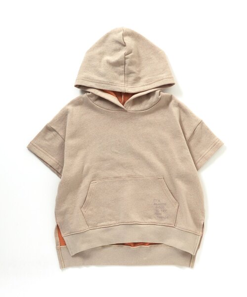 BREEZE（ブリーズ）の「WEB限定 バイカラー半袖パーカー（パーカー