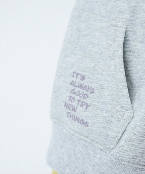 BREEZE（ブリーズ）の「WEB限定 バイカラー半袖パーカー（パーカー・キッズ・ベージュ/グレー/カーキ・110/90/120/140/80/100/130）」の15枚目の写真