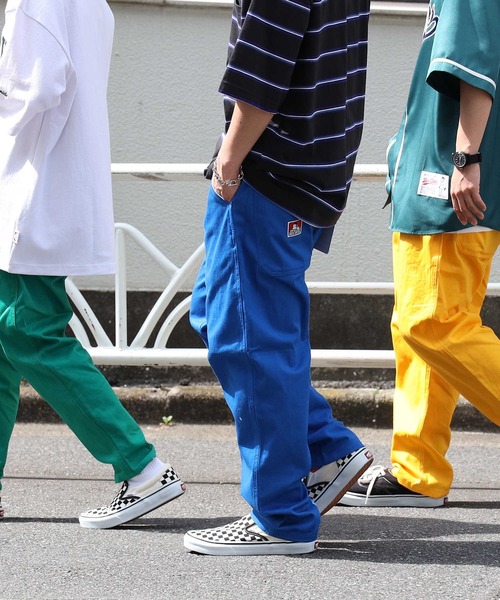 BEN DAVIS（ベンデイビス）の「【BEN DAVIS】ワークパンツ（その他パンツ・メンズ・レッド/ロイヤルブルー/ホワイト×レッド/イエロー/ブラック×グレー/グリーン/ブラック/ホワイト×ブラック・XL/S/L/M）」の6枚目の写真