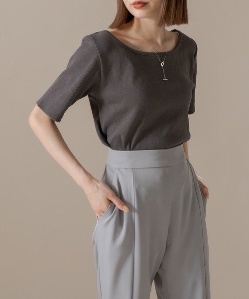 セール】[mline] チビ半袖Tシャツ（Tシャツ/カットソー）｜mline