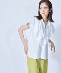 ラッフルフリルブラウス