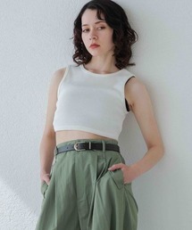 JEANASIS | サスティナブルリブクロップドタンク/295903(タンクトップ)