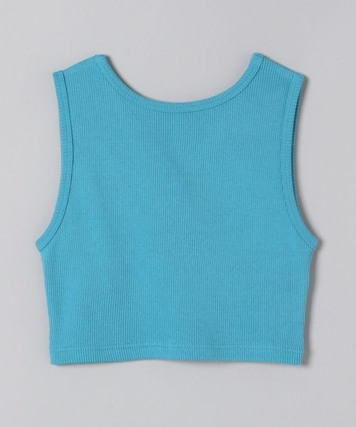 JEANASIS（ジーナシス）の「サスティナブルリブクロップドタンク/295903（タンクトップ・レディース・オフホワイト/ブラック/ブルー/グレー系その他/ライム・FREE）」の14枚目の写真