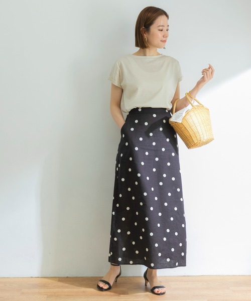 URBAN RESEARCH（アーバンリサーチ）の「ペルビアンコットンTシャツ（Tシャツ/カットソー・レディース・グリーン系その他/ブラック/オレンジ/ホワイト/グレー系その他/ブラウン系その他/グリーン・FREE）」の21枚目の写真