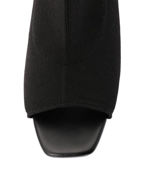 GYDA（ジェイダ）の「オープントゥ ニットブーツ（ブーツ・レディース・ブラック/ブラウン・SMALL/MEDIUM/LARGE）」の18枚目の写真