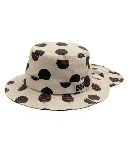 F.O.KIDS(エフオーキッズ)の「総柄アウトドアハット(ハット・キッズ・ピンク/キナリ/チャコール/キャメル・52/54/50/56)」の2枚目の写真