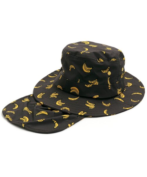 F.O.KIDS(エフオーキッズ)の「総柄アウトドアハット(ハット・キッズ・ピンク/キナリ/チャコール/キャメル・52/54/50/56)」の8枚目の写真