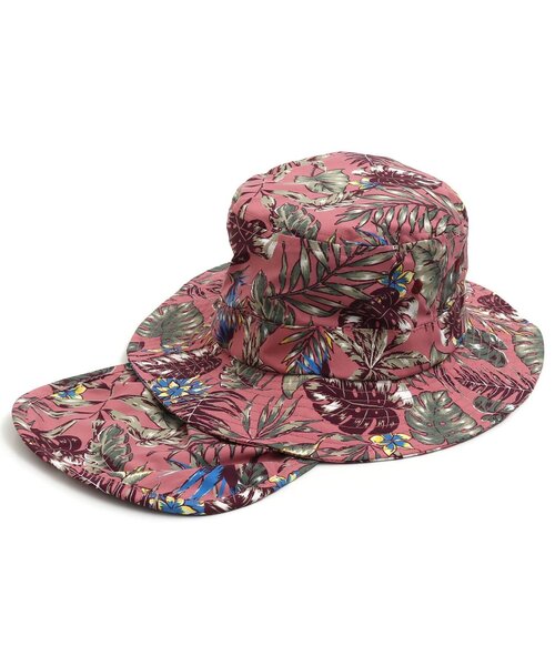 F.O.KIDS(エフオーキッズ)の「総柄アウトドアハット(ハット・キッズ・ピンク/キナリ/チャコール/キャメル・52/54/50/56)」の10枚目の写真