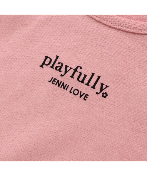 JENNI love（ジェニィラブ）の「ドット袖切替えTシャツ（Tシャツ/カットソー・キッズ・ブラック/ピンク/サックスブルー・130cm/150cm/160cm/140cm）」の16枚目の写真