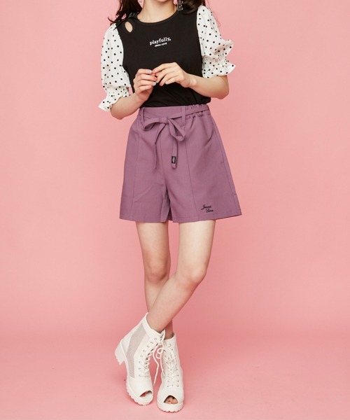 JENNI love（ジェニィラブ）の「ドット袖切替えTシャツ（Tシャツ/カットソー・キッズ・ブラック/ピンク/サックスブルー・130cm/150cm/160cm/140cm）」の18枚目の写真