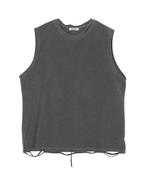 Figments（フィグメンツ）の「デストロイノースリトップス（タンクトップ・レディース・ライトグレー/ダークグレー・FREE）」の8枚目の写真