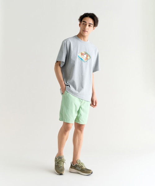 NANGA（ナンガ）の「NYLON TUSSER EASY SHORTS/ナイロンタッサーイージーショーツ（その他パンツ・メンズ・ブラック/カーキ/イエロー/ブルー/アイボリー/モカ/グレー/オレンジ/ライム/ライトブルー/ライトグリーン/ラベンダー・S/M/L/XL）」の21枚目の写真