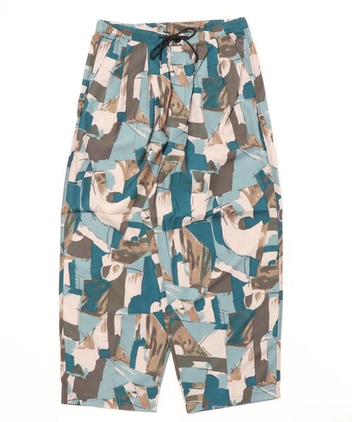 Naive magic（ナイーブマジック）の「NAIVE MAGIC 接触冷感とろみ素材 レトロ総柄バル－ンパンツ（その他パンツ・メンズ・ホワイト/ブラック/グリーン/アイボリー・M/L）」の21枚目の写真