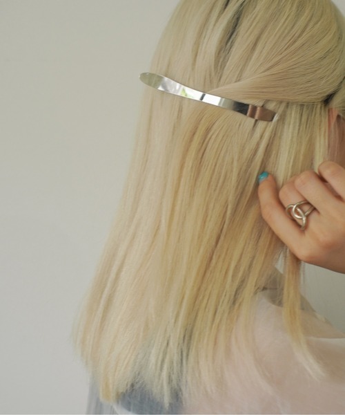 Port(ポート)の「メタル ロング プレート バレッタ_(バレッタ/ヘアクリップ・レディース・シルバー/ゴールド/シルバー系その他/ゴールド系その他/シルバー系その他2/シルバー系その他3/ゴールド系その他2/ゴールド系その他3・FREE)」の4枚目の写真