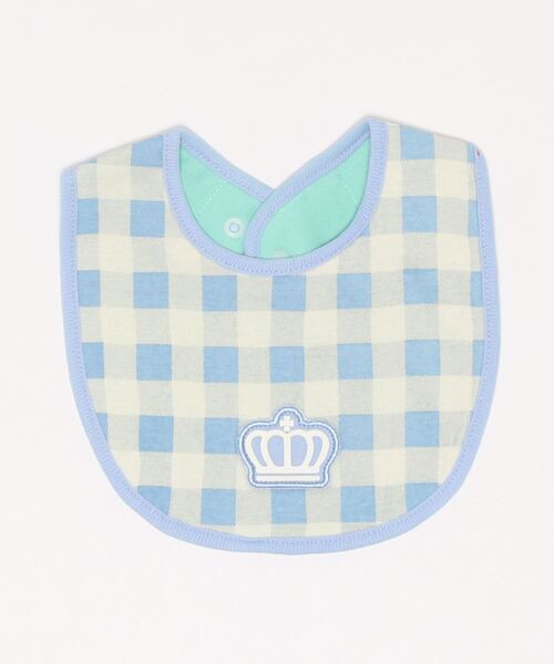 BABYDOLL（ベビードール）の「リバーシブルスタイ 7179（スタイ/よだれかけ・キッズ・マスタード/ホワイト/フューシャピンク/パープル/ブラック系3/ブラック×ホワイト/ピンク/ライトブルー/ブラック系1/ベージュ/ブラック系2/ベビーピンク・ONE SIZE）」の8枚目の写真