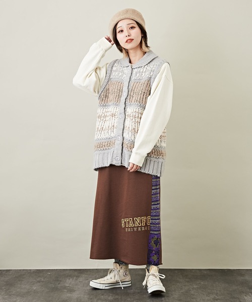 CUBE SUGAR（キューブシュガー）の「WEB限定ノルディック柄ニット