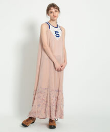 maturely / Embroidery Cut off Dress