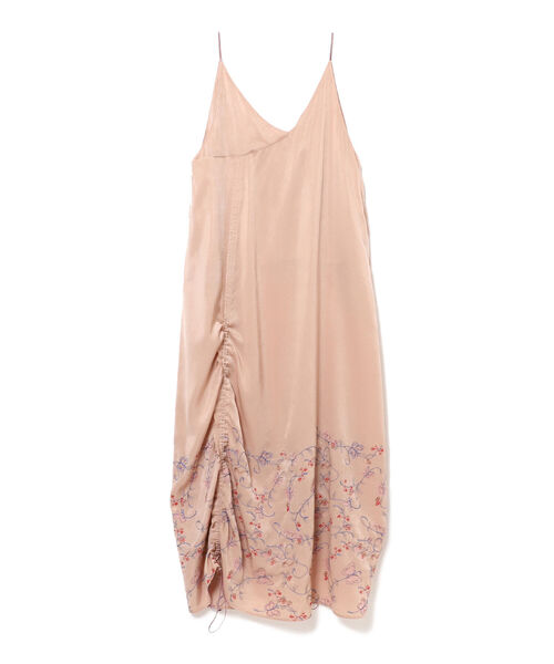 BEAMS BOY（ビームスボーイ）の「maturely / Embroidery Cut off Dress（ワンピース・レディース・オリーブ/ピンク・1/0）」の13枚目の写真