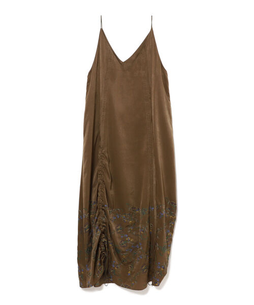 BEAMS BOY（ビームスボーイ）の「maturely / Embroidery Cut off Dress（ワンピース・レディース・オリーブ/ピンク・1/0）」の14枚目の写真