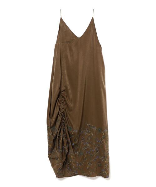 BEAMS BOY（ビームスボーイ）の「maturely / Embroidery Cut off Dress（ワンピース・レディース・オリーブ/ピンク・1/0）」の15枚目の写真