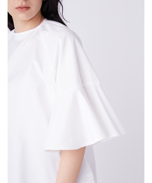 Mila Owen(ミラオーウェン)の「ラグランフレアスリーブチュニック(チュニック・レディース・ホワイト/ブラウン・0/1)」の7枚目の写真