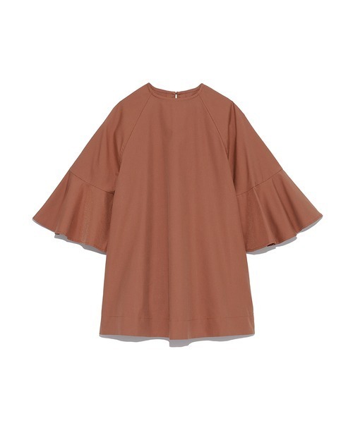 Mila Owen(ミラオーウェン)の「ラグランフレアスリーブチュニック(チュニック・レディース・ホワイト/ブラウン・0/1)」の14枚目の写真