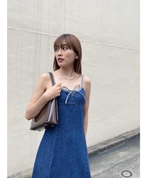 MOUSSY（マウジー）の「DENIM CAMI ドレス（ワンピース）」 - WEAR