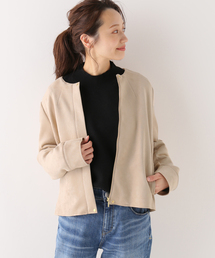 フェイクスエードブルゾン◆