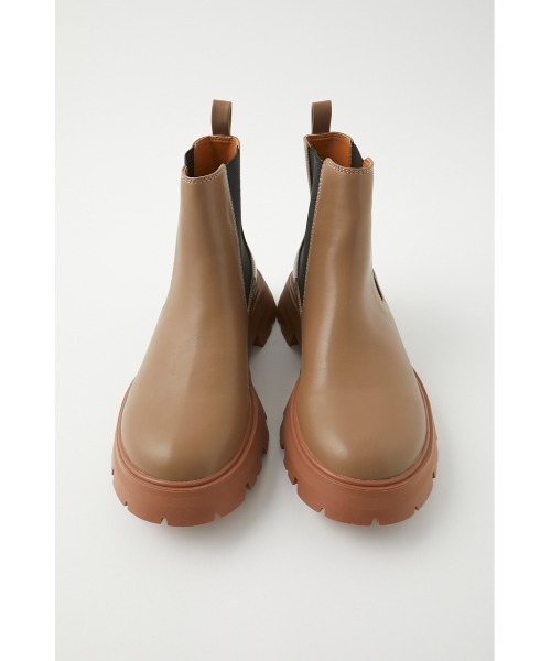 MOUSSY（マウジー）の「SIDE GORE SHORT ブーツ（ブーツ・レディース・アイボリー/ブラック/ベージュ・MEDIUM/SMALL/LARGE）」の6枚目の写真