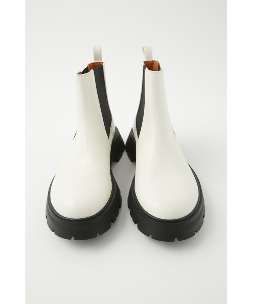 MOUSSY（マウジー）の「SIDE GORE SHORT ブーツ（ブーツ・レディース・アイボリー/ブラック/ベージュ・MEDIUM/SMALL/LARGE）」の21枚目の写真