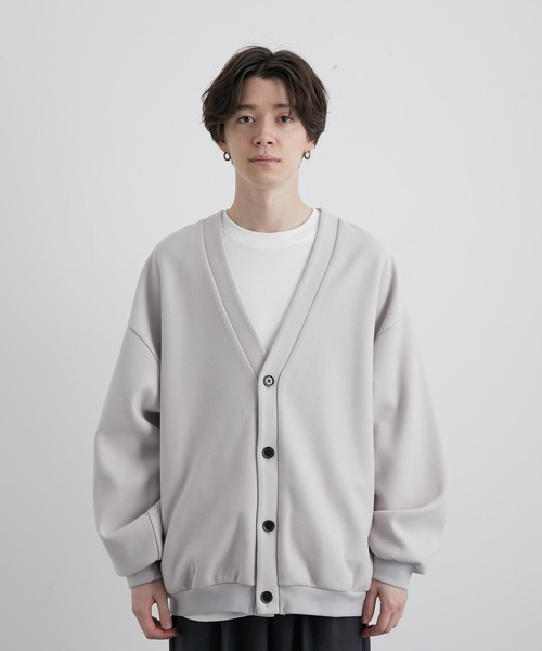 JUNRED(ジュンレッド)の「ウーリータッチワイドバルーンカーディガン(カーディガン/ボレロ・メンズ・ブラック/ダークグリーン/ホワイト系その他4・S/M/L)」の16枚目の写真