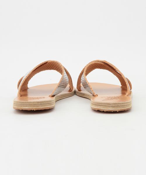 Demi-Luxe BEAMS（デミルクス ビームス）の「【CLASSY.8月号掲載】ANCIENT GREEK SANDALS / メタル パンチ クロス サンダル（サンダル・レディース・シルバー・39/38/35/36/37）」の9枚目の写真