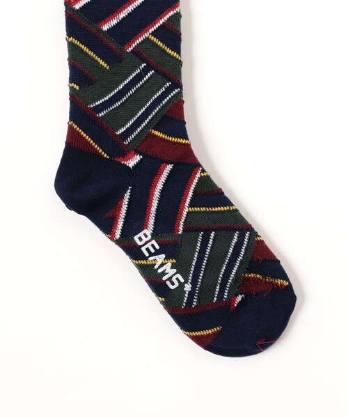 BEAMS PLUS（ビームスプラス）の「BEAMS PLUS / レジメンタル クレイジー ソックス（ソックス/靴下・メンズ・その他/その他1・ONE SIZE）」の5枚目の写真