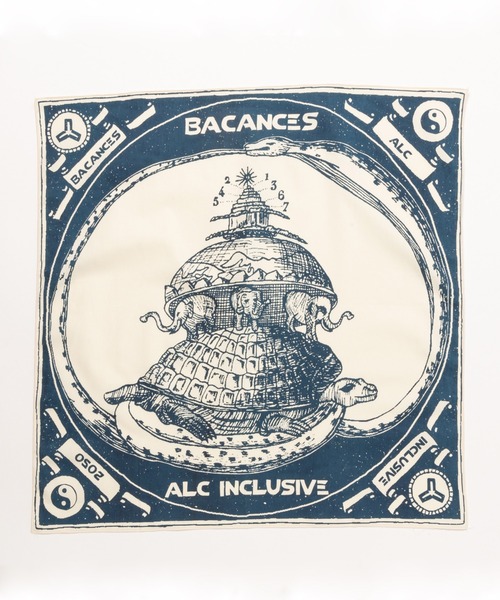 AlexanderLeeChang(アレキサンダーリーチャン)の「BACANCES ALL INCLUSIVE×AlexanderLeeChang/バカンス・オールインクルーシブ×アレキサンダーリーチャン BLC BANDANA(バンダナ/スカーフ・メンズ・ネイビー/グリーン/バーガンディー・ONE SIZE)」の7枚目の写真