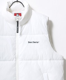 BEN DAVIS（ベンデイビス）の「BEN DAVIS/ベンデイビス BD PUFFER VEST/オーバーサイズ ワンポイント刺繍 ファイバーダウンベスト（ダウンベスト・メンズ）」