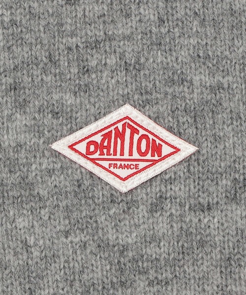 DANTON（ダントン）の「DANTON | ラムウール クルーネックニットプルオーバー WOMEN（ニット/セーター・レディース・ライトグレー/ピンク系その他/クリーム/レッド/ブラック/オートミール・36/38）」の17枚目の写真