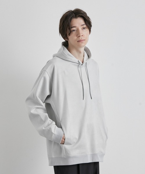 JUNRED(ジュンレッド)の「マシュマロスウェードプルパーカー(パーカー・メンズ・チャコールグレー/ライトグレー/ブルー系その他4・LL/M/L)」の11枚目の写真