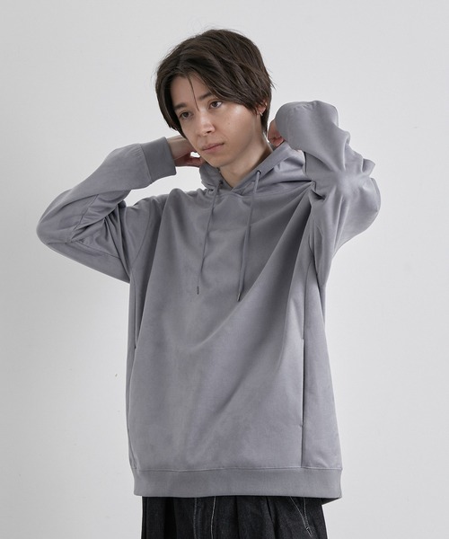 JUNRED(ジュンレッド)の「マシュマロスウェードプルパーカー(パーカー・メンズ・チャコールグレー/ライトグレー/ブルー系その他4・LL/M/L)」の13枚目の写真