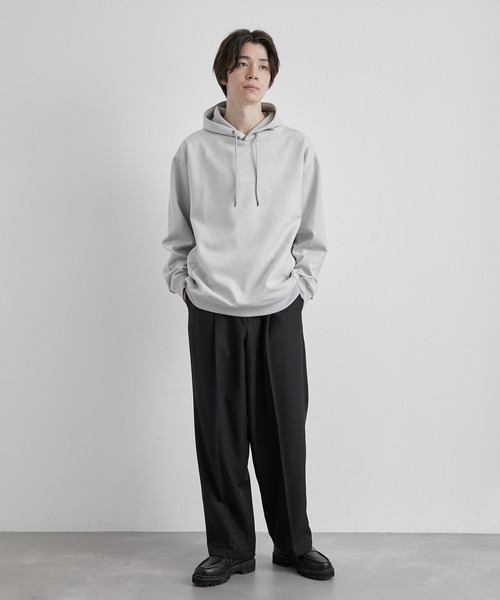 JUNRED(ジュンレッド)の「マシュマロスウェードプルパーカー(パーカー・メンズ・チャコールグレー/ライトグレー/ブルー系その他4・LL/M/L)」の10枚目の写真