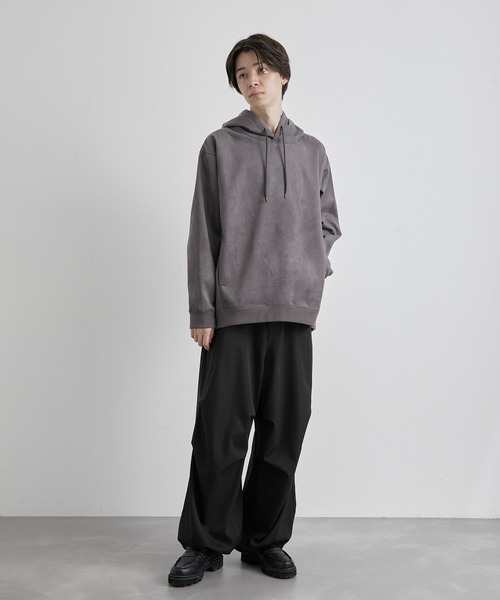 JUNRED(ジュンレッド)の「マシュマロスウェードプルパーカー(パーカー・メンズ・チャコールグレー/ライトグレー/ブルー系その他4・LL/M/L)」の15枚目の写真