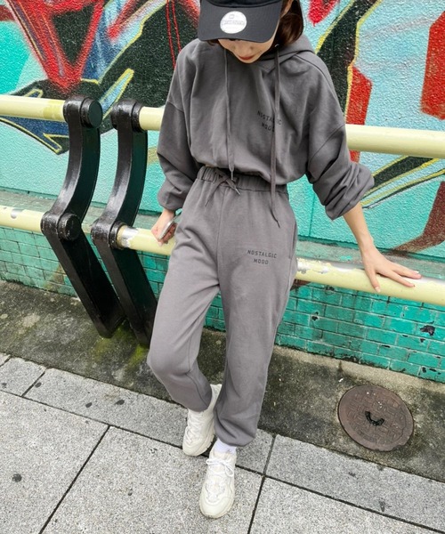 Heather(ヘザー)の「HOLiCスウェットパンツ 164315(スウェットパンツ・レディース・スミクロ/オフホワイト/ブラック・M/XL)」の7枚目の写真